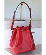 LOUIS VUITTON PETIT NOE Epi Red Shoulder Bag No.1380 - £347.99 GBP