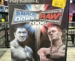 WWE SmackDown vs. Raw 2006 (Sony PlayStation 2, 2005) PS2 Complete Tested! - £12.70 GBP