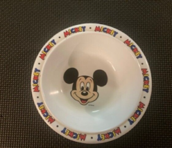 Mickey Mouse Bowl Selandia Designs Melamine Vintage 6.5&quot; Dia - $12.11