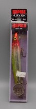 New Rapala Clown Fishing Lure HJ-14-CLN 1/2 Oz Bait Finland Husky Jerk in Box - $14.50