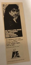 Lovejoy Mysteries Tv Guide Vintage Print Ad Ian McShane Tpa15 - £5.20 GBP