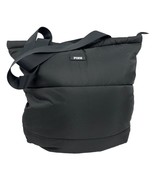 Pink Victoria&#39;s Secret tote bag large nylon puffer black travel purse  - £24.59 GBP