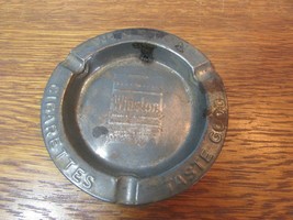 Vintage 3" Tin Cigarettes Winston Advertising Ashtray - $9.00