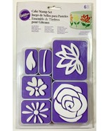 WILTON Cake Stamp 6 Piece Set for Cake Decorating Spring Time NEW - £4.71 GBP