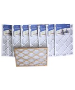 Air Filters 25” x 16” x 1”, Pleated, Merv 8, 8 ct (7 Carrier &amp; 1 True Bl... - $33.50 CAD