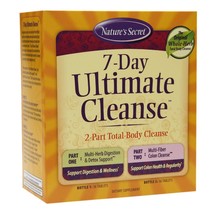 Nature&#39;s Secret 7 Day Ultimate Cleanse - 2 Part Total Body Cleanse Promotes - $13.85