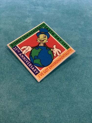 Disney Commemorates Earth Day 1995 Jiminy Cricket 25th anniversary pin - $2.97