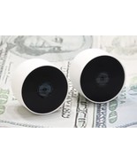 Google Nest Cam Indoor Outdoor Wire Free Security Cameras Snow 2 Pack G3... - $223.89 CAD