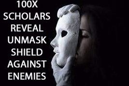 100X 7 SCHOLARS REVEAL UNMASK & SHIELD AGIANST ENEMIES WORK MAGICK RING PENDANT image 2