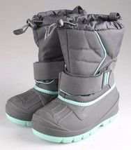 Cat &amp; Jack Ragazzi Bambini Grigio Cordie Thermolite Isolante Stivali Inv... - $13.14