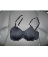 Victoria&#39;s Secret Pink Black Wear Everywhere Demi Bra Size 34D - $33.25
