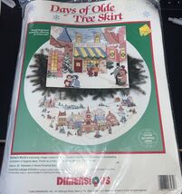 Days of Olde Tree Skirt Counted Cross Stitch Kit Dimensions 8431 Christm... - €28,35 EUR