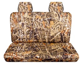 Truck seat covers fits 2003-2006 Chevy Silverado for solid Rear bench only - $55.74