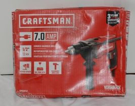 Craftsman CMED741 7.0 Amp Corded Hammer Drill 1/2 Inch Handle Chuck Key Included image 6