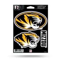 Missouri University Triple Play Decal Sport- 2 Free Window Decals $11.99 Value - £10.97 GBP