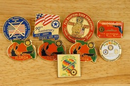 Vintage Fraternal Jewelry American Legion Souvenir Pins Florida 90th Anniversary - £19.46 GBP