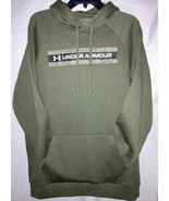 Under Armour Big/Tall Rival Fleece Pullover Hoodie Marine Green Size Lar... - $57.52 CAD