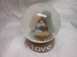Crossroads &quot;Nativity Scene - Love&quot; Snow Globe 4 1/2&quot; H - $29.65