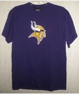 EXCELLENT MENS COLLECTIBLE Reebok MINNESOTA VIKINGS #4 FAVRE PURPLE T-SH... - €16,19 EUR