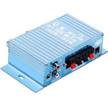 Aicars Mini Audio Amplifier Car Audio 2 Channel Amp Hi-Fi Mini Stereo Receiver - £25.26 GBP