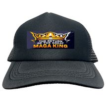 TRUMP The Great Maga King Crown FUNNY Trucker Hat Cap Foam Mesh Baseball... - $15.83