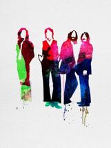 Beatles Music Poster Art Print Metal Sign 12X8in Vintage Drawing l - $24.74