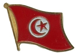 Tunisia Flag Hat Tac or Lapel Pin - $6.84