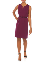 New Nine West Purple Career Belted Dress Size 6 Size 8 Size 16 $89 - £36.27 GBP+
