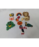 Sew On Patch Embroidered Applique Animal Insect Fruit Rainbow Lot - $24.95