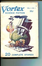 VORTEX SCIENCE FICTION-#1-1953-FN-JACK VANCE-MILTON LESSER FN - £43.68 GBP