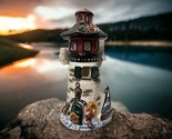 New Elements Lighthouse Grand House Tealight Candle Holder Sea Ocean Sai... - $54.45