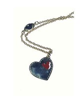 Disney Mickey Head Heart Necklace - £31.60 GBP