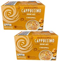 2 Packs Caramel Cappuccino K-Cup Pods for Keurig 12 PK ~  Barissimo Drin... - $17.50