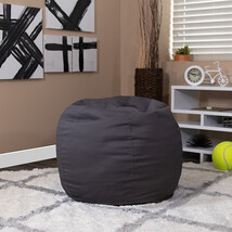 Gray Bean Bag Chair DG-BEAN-SMALL-SOLID-GY-GG - $1,781.48 MXN