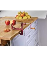 Fox Run Apple Peeling Machine with Clamp-On Base, Corer and Slicer, Stai... - $768.14 MXN