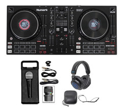 Numark Mixtrack Platinum FX 4-Deck Serato DJ Controller+Headphones+Microphone - £375.68 GBP