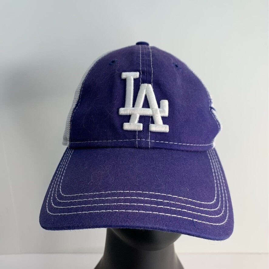 New Era LA Dodgers Trucker Cap Hat Strapback Adjustable Los Angeles Baseball MLB - £11.76 GBP