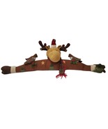 Reindeer Moose Scarf Birds Plush Christmas decoratio center piece on top... - $23.33