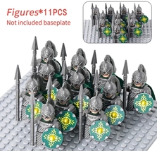 Lot 11 Pcs Medieval Uruk-Hai Dwarf Soldier Elves Gondor LOTR Minifigures #36 - £14.29 GBP