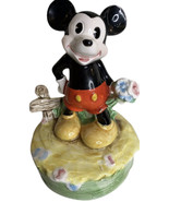 Vintage MICKEY MOUSE Musical SCHMID Music Box WALT DISNEY PRODUCTIONS JA... - $19.22 CAD