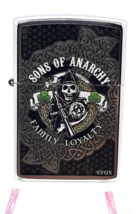 Sons Of Anarchy Family Loyalty Irish Connection Zippo Lighter Street Chrome - £23.56 GBP