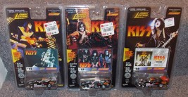 Vintage 1997 Johnny Lightning Lot of 3 Kiss Die Cast Cars New In The Package - $45.00