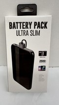 Ultra Slim 2500mAh Capacity Battery Pack Black 16WMS137-BLK, Wallet Size... - $15.26 CAD