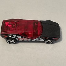 2008 Mattel Hot Wheels La Fasta Black &amp; Red With Chrome 5-Spoke Wheels - $10.37