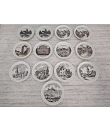 Vintage German Porcelain Mini Souvenir Plates Wall Hangings Coasters - S... - $666.89 MXN