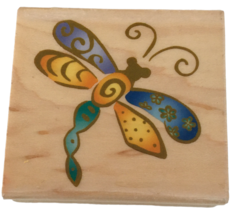 Rubber Stampede Rubber Stamp Whimsical Dragonfly Nature Outdoors Card Making - £3.92 GBP