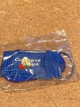 Commerce Bank Keychain Blue with Clip *NEW* DTB - $9.99