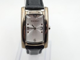 Nine West Quartz Watch Womens New Battery Silver Tone Rectangle 27mm - $16.00