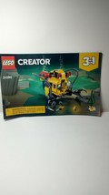 Lego Creator 31090 3 In 1  Manual - $2.96
