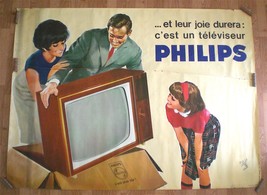 Philips – TV – R.geleng–Original Poster - Very Rare – 1960 - £253.63 GBP